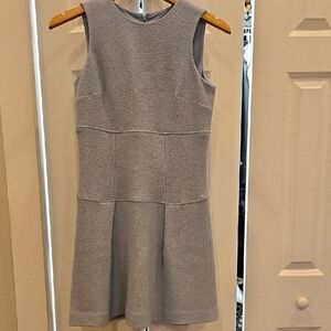 Ann Taylor Light Gray Mini Dress